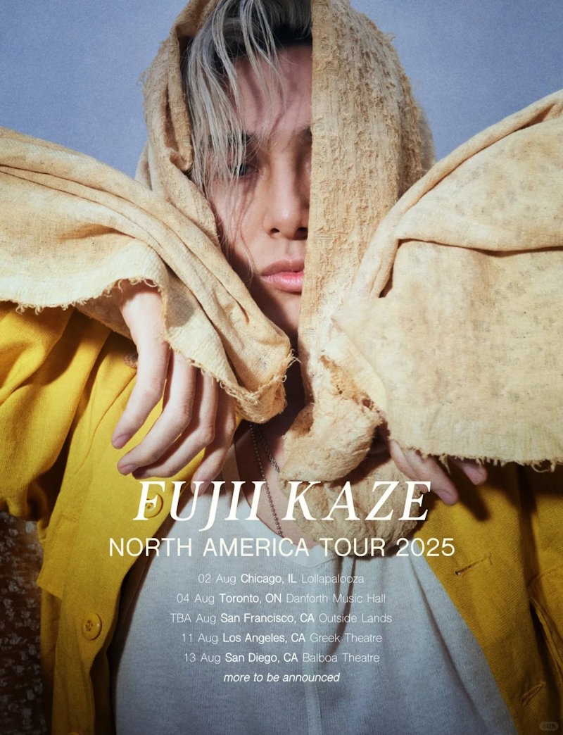 Fujii Kaze North America Tour 2025