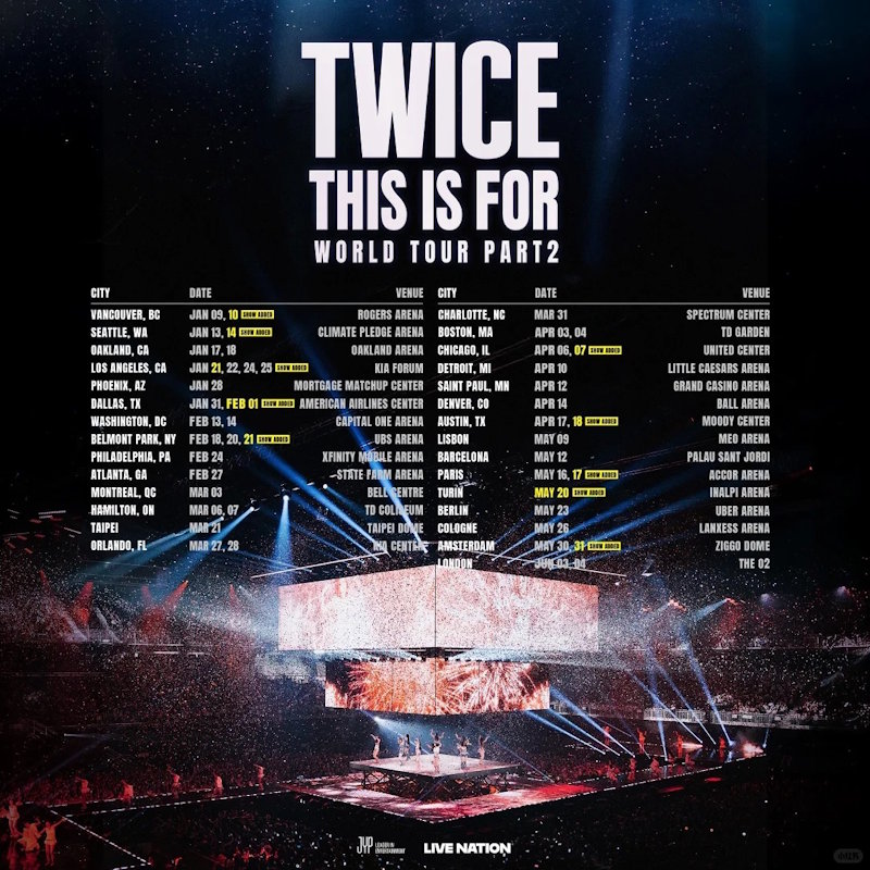 TWICE北美演唱會