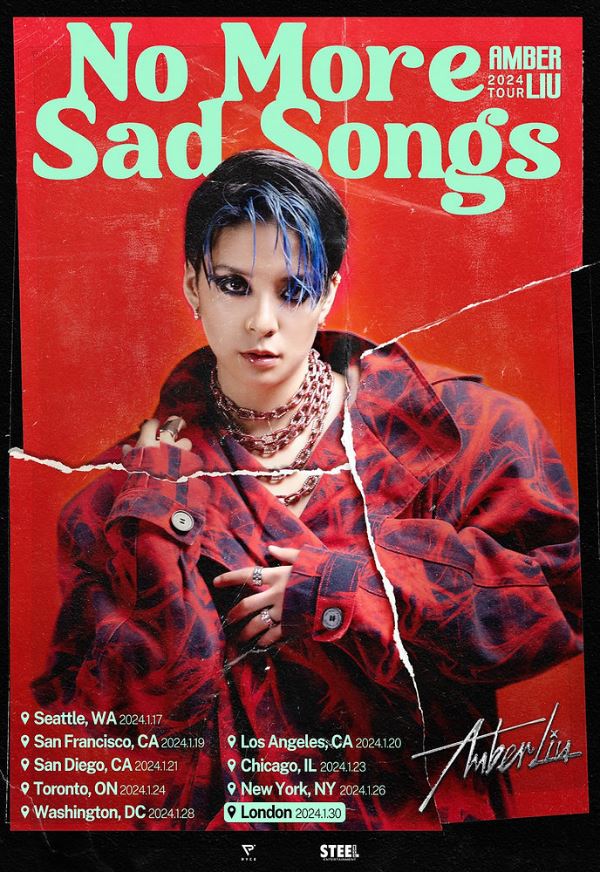 Amber Liu "No More Sad Songs" Concerts 2024 in USA