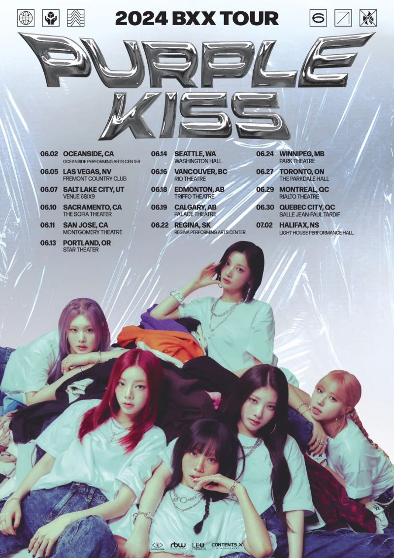 Purple Kiss world tour 2024 USA/Canada